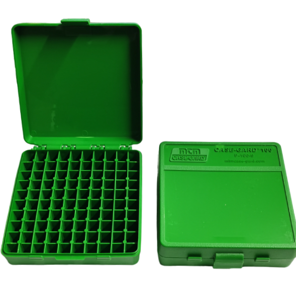 MTM SCATOLA PORTACOLPI 100 PZ CAL.9 VERDE