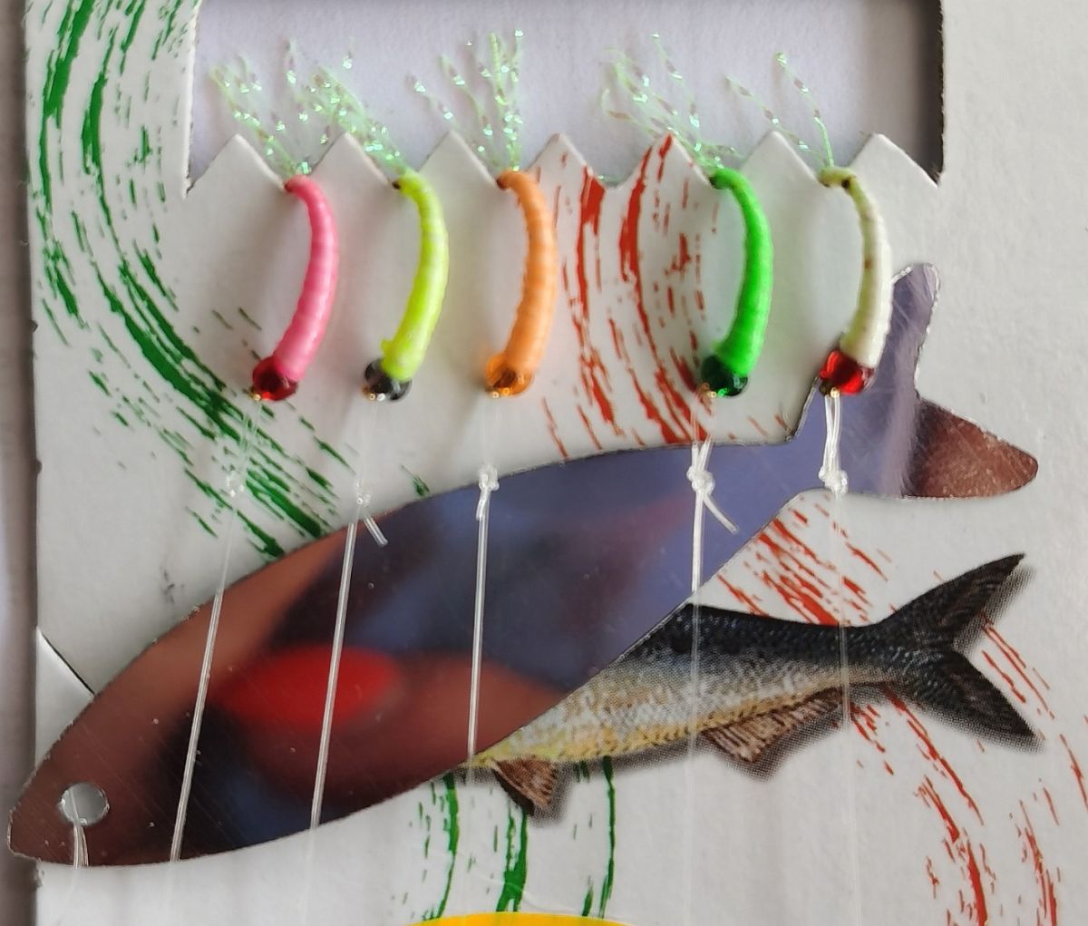 ALOSA AMETTIERA PER AGONI 5 AMI FLUORESCENTE - F03
