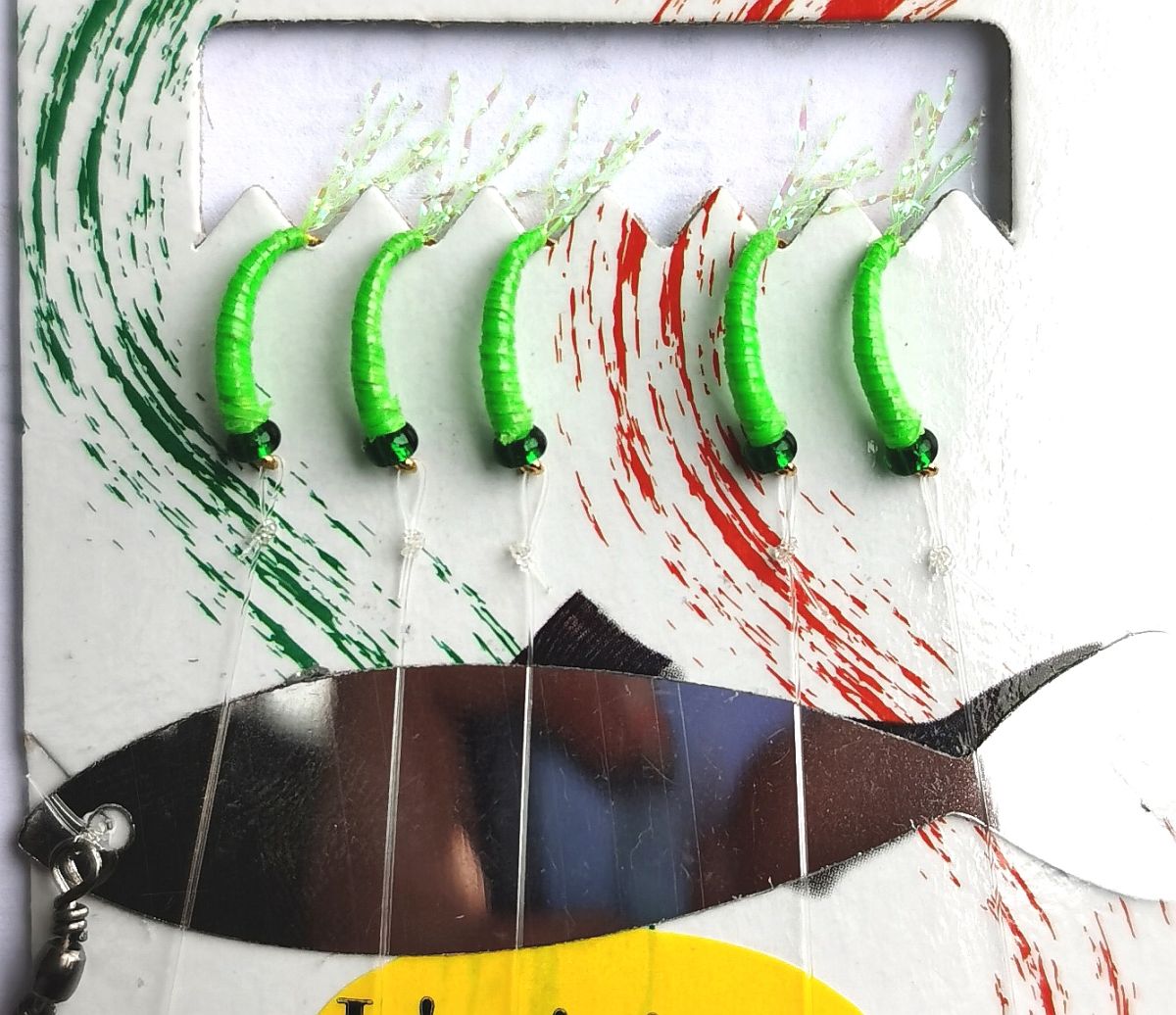 ALOSA AMETTIERA 5 AMI - CORPO VERDE CON TESTINA VERDE - F 06