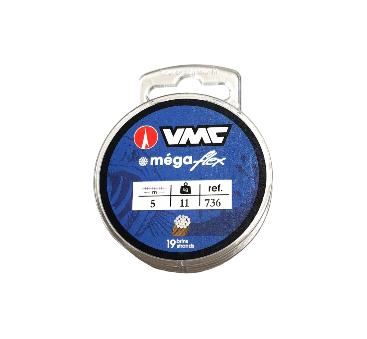 VMC - MEGA FLEX - FILO IN ACCIAIO ANNODABILE FLESSIBILE IN ACCIAIO INTRECCIATO 19 CAPI 