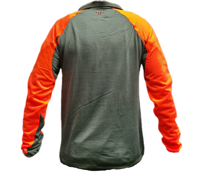 MAGLIA TECNICA CALDA E MOLTO LEGGEREA CON INSERTI ARANCIONI - ZENITH ZOTTA FOREST 