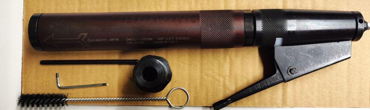  UBERTI PISTOLA MACELLAZIONE BICALIBRO 22-380(9X17) MADE IN ITALY