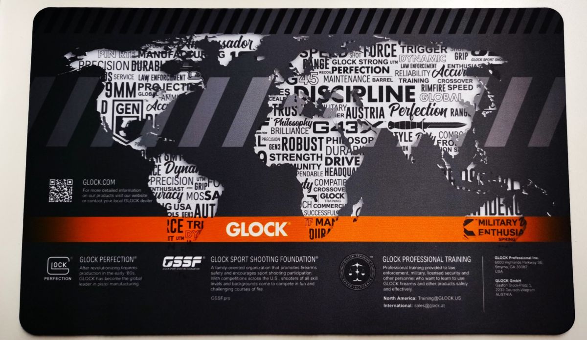 GLOCK TAPPETTINO CON ESPLOSO GEN-5 - GRIGIO