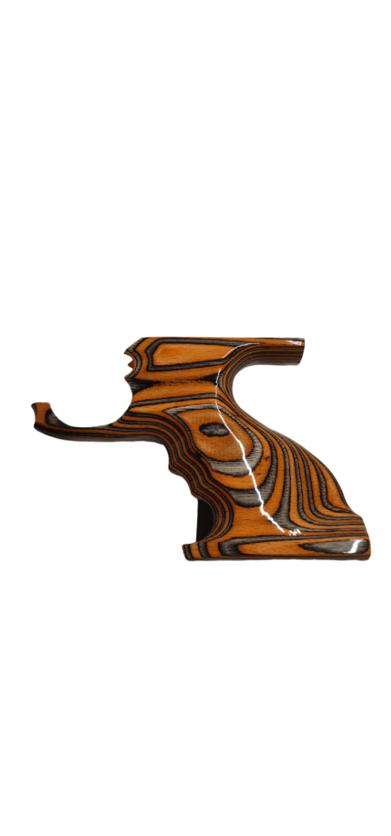 IMPUGNATURA PISTOLA RP LEGNO LAMINATO ARANCIO