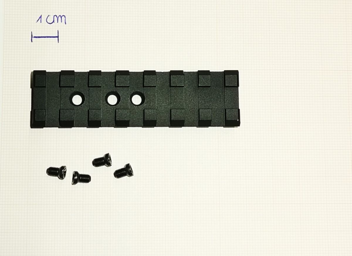 BASE/SLITTA PER BENELLI ARGO BROWNING WINCHESTER CORTA IN ALLUMINIO 
