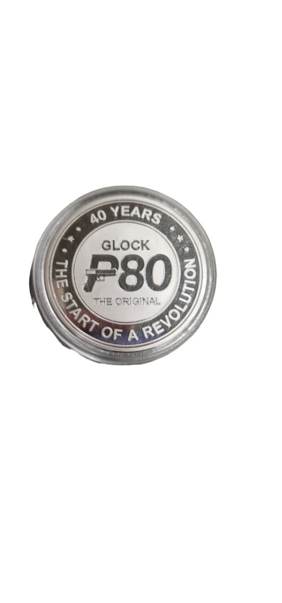 MONETA COMMEMORATIVA PER GLOCK P80(PRIMA GLOCK PRODOTTA)