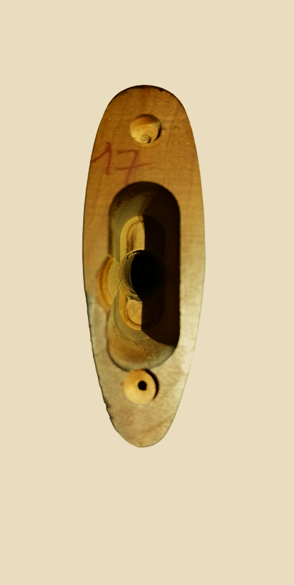 CALCIO IN LEGNO PER  BENELLI 123 PER BIELLE DA 22 CM