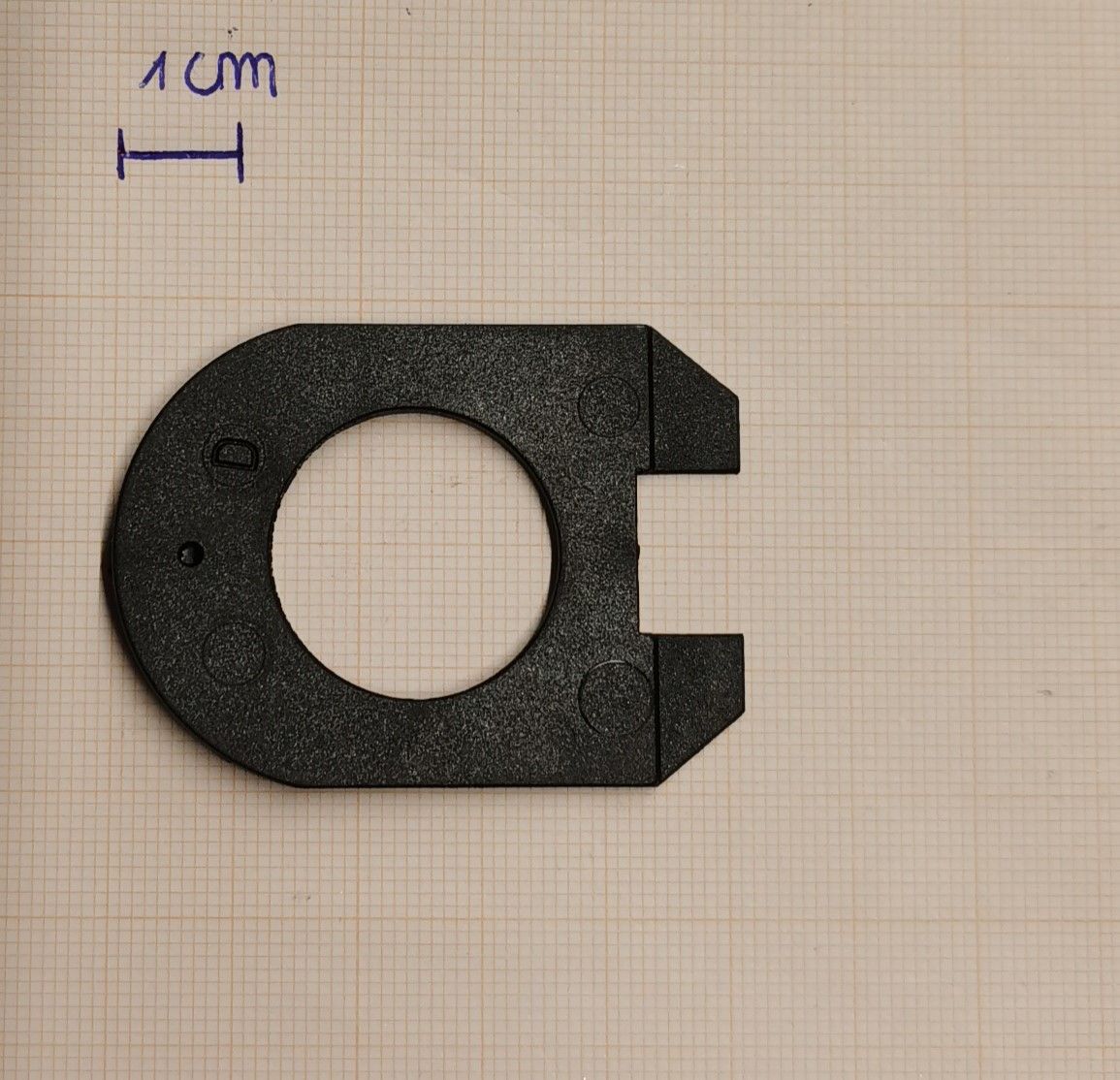 PIASTRINO VARIAZIONE PIEGA 64 D