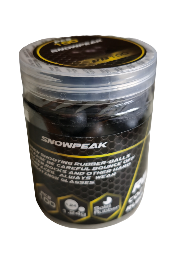  BLAUOPTIK 100 PALLE GOMMA CALIBRO.50-PZ100-1.24 gr