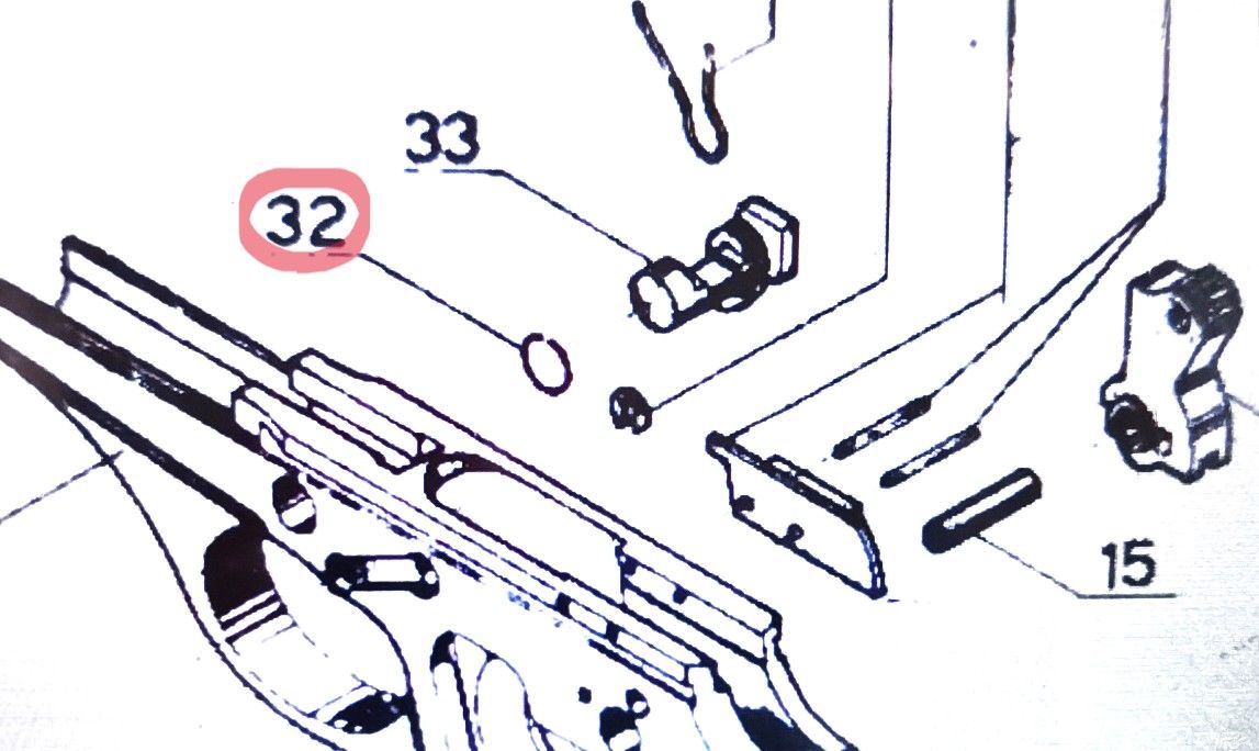 BERETTA MOLLA CHIAVISTELLO PER MOD 70/71/73/74/75/76