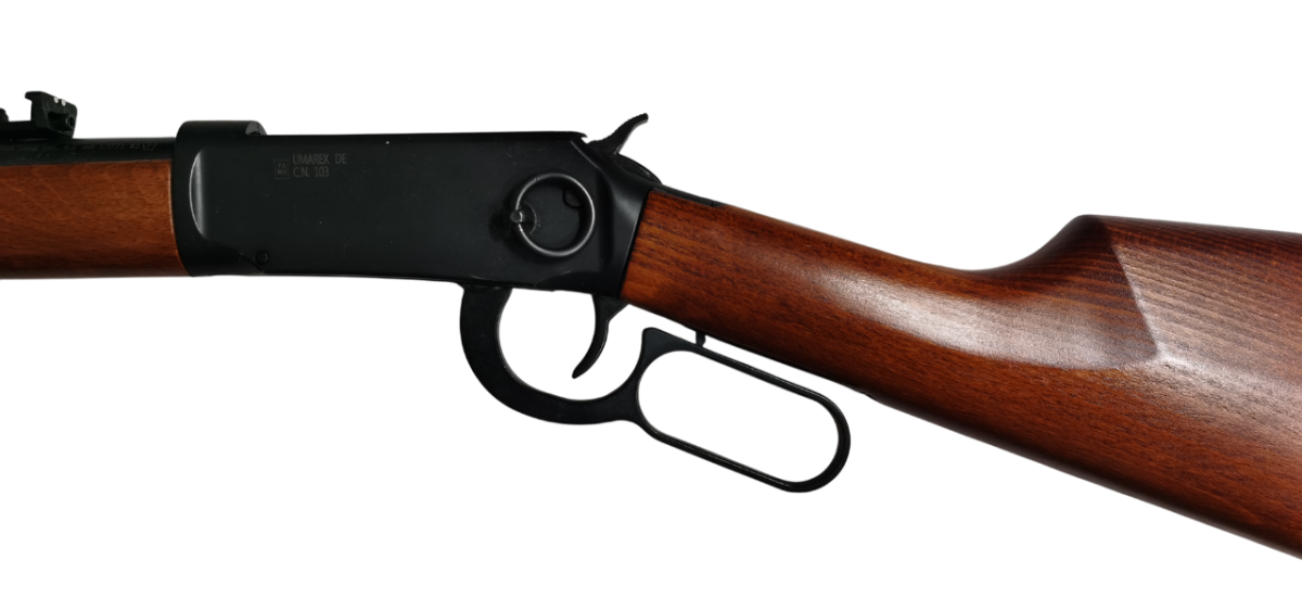 UMAREX - WALTHER LEVER ACTION - CARABINA AD ARIA COMPRESSA AD AZIONAMENTO A LEVA - CAL. 4.5 USATA CON ATTACCO OTTICA