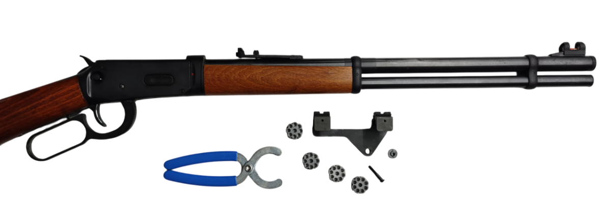 UMAREX - WALTHER LEVER ACTION - CARABINA AD ARIA COMPRESSA AD AZIONAMENTO A LEVA - CAL. 4.5 USATA CON ATTACCO OTTICA