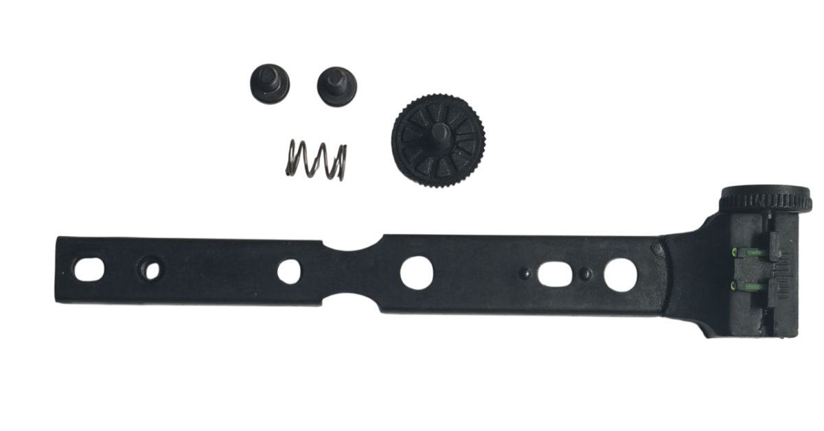 RICAMBIO DIANA NEW ELEVEN NR.10 ALZO COMPLETO- MONTAGGIO MIRINO POSTERIORE PER 11/21 CAL 4.5/5.5 mm