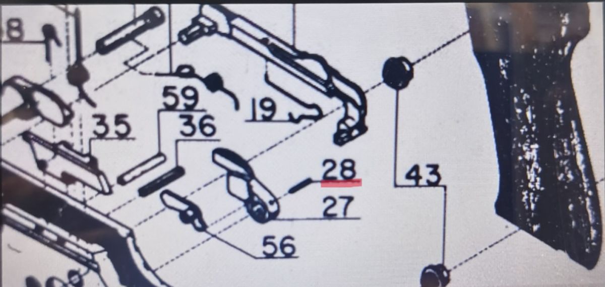 BERETTA RICAMBIO SPINA ELASTICA PER SEMIAUTOMATICO AL391 E SERIE 92-96-98-81-82-83-84