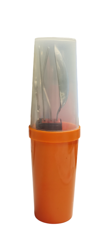 SET POSATE DA CAMPEGGIO - ARANCIONE