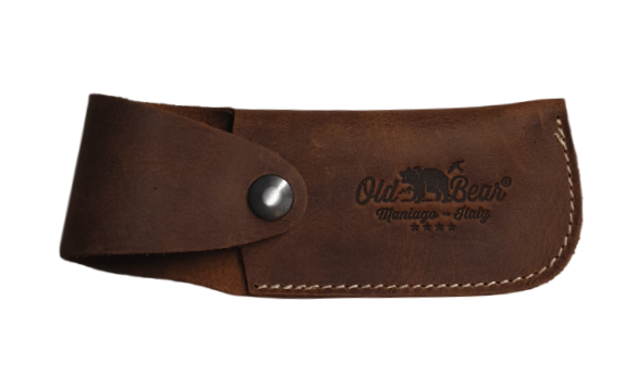 FODERO OLD BEAR IN CUOIO SCURO PER MODELLI L E XL