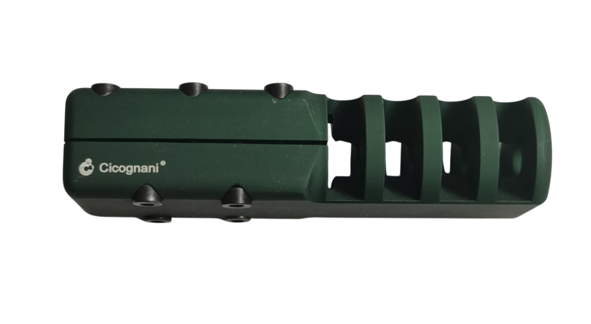 CICOGNANI FRENO DI BOCCA MUZZLE BRAKE VERDE- 9 LUGER