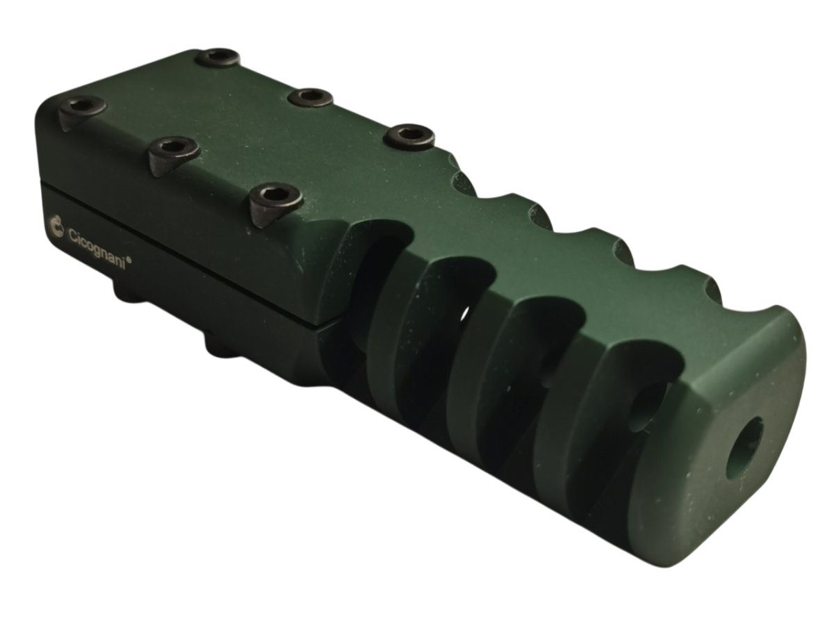CICOGNANI FRENO DI BOCCA MUZZLE BRAKE VERDE- 9 LUGER