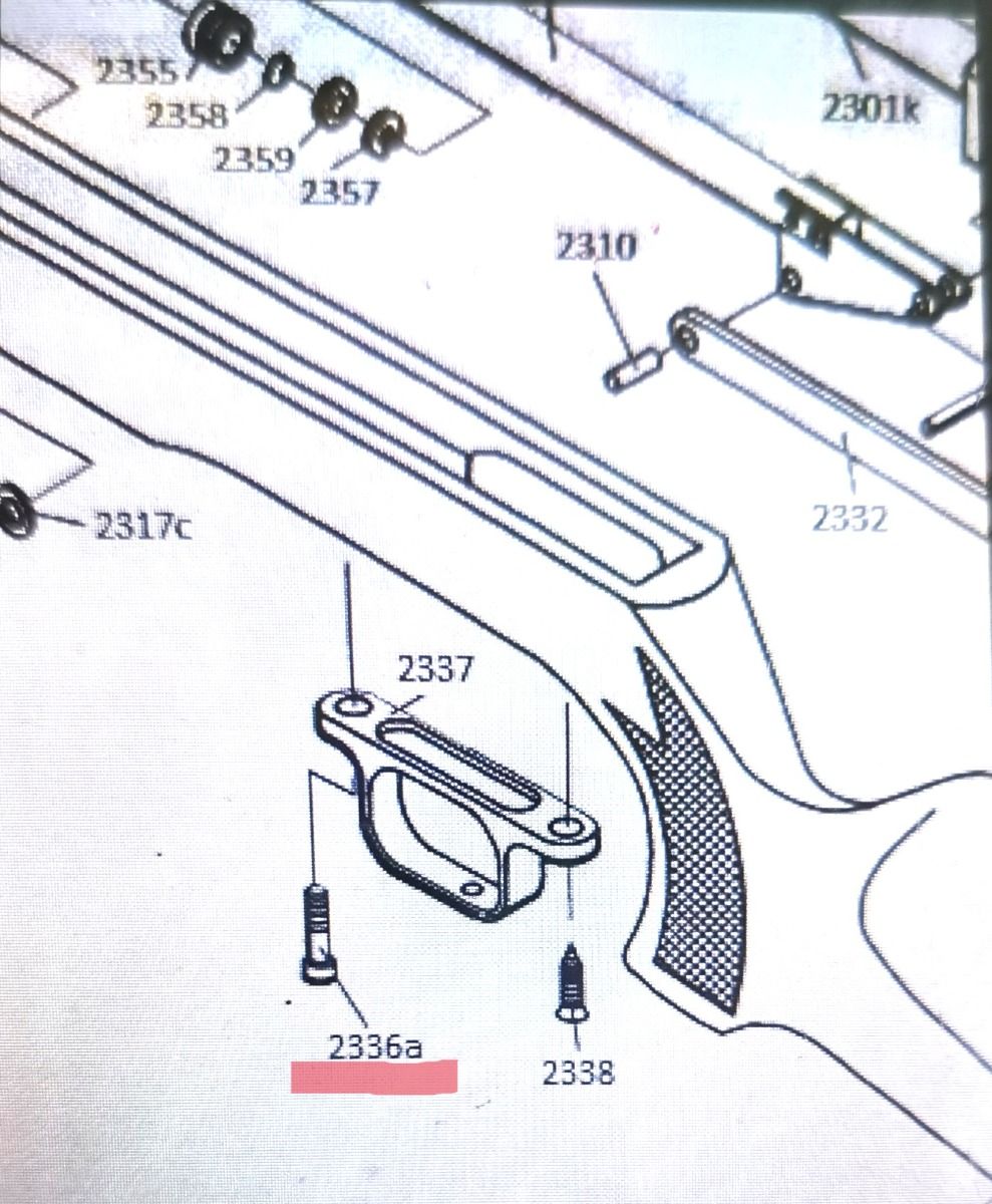 WEIHRAUCH RICAMBIO VITE FRONTALE CALCIATURA - PER HW35 