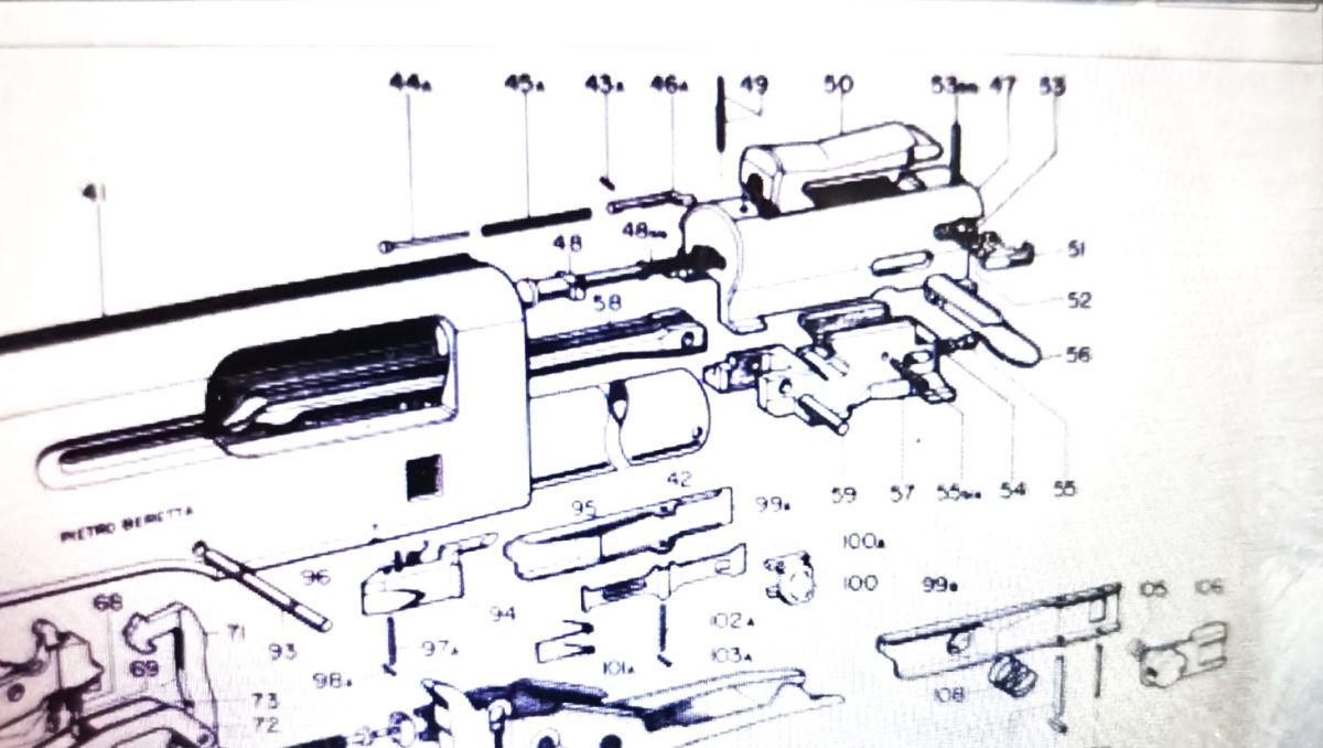 BERETTA RICAMBIO MOLLA ESPULSORE PER AL391-300-1-2-3-4-390 CAL.12 / 20