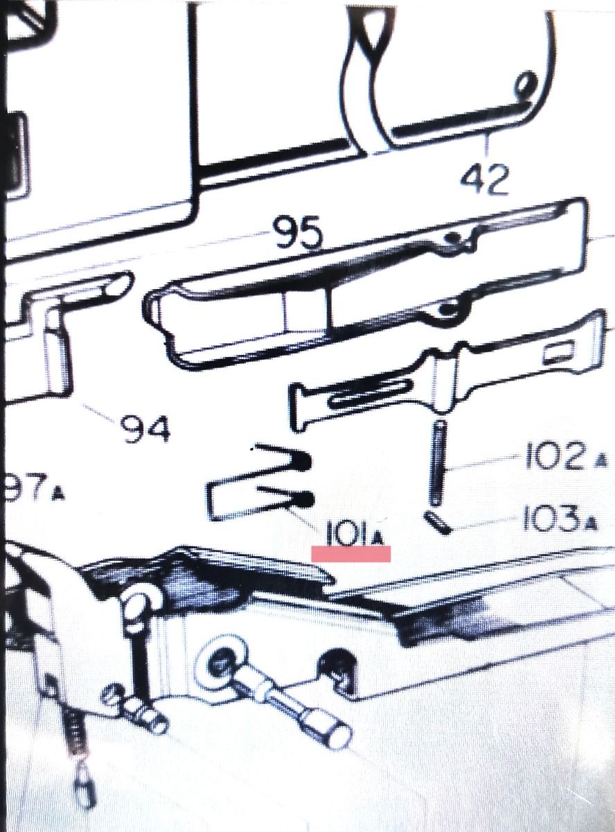 MOLLA LEVA COMANDO CA5171 PER A300/301/302/303 CAL.12 E CAL.20