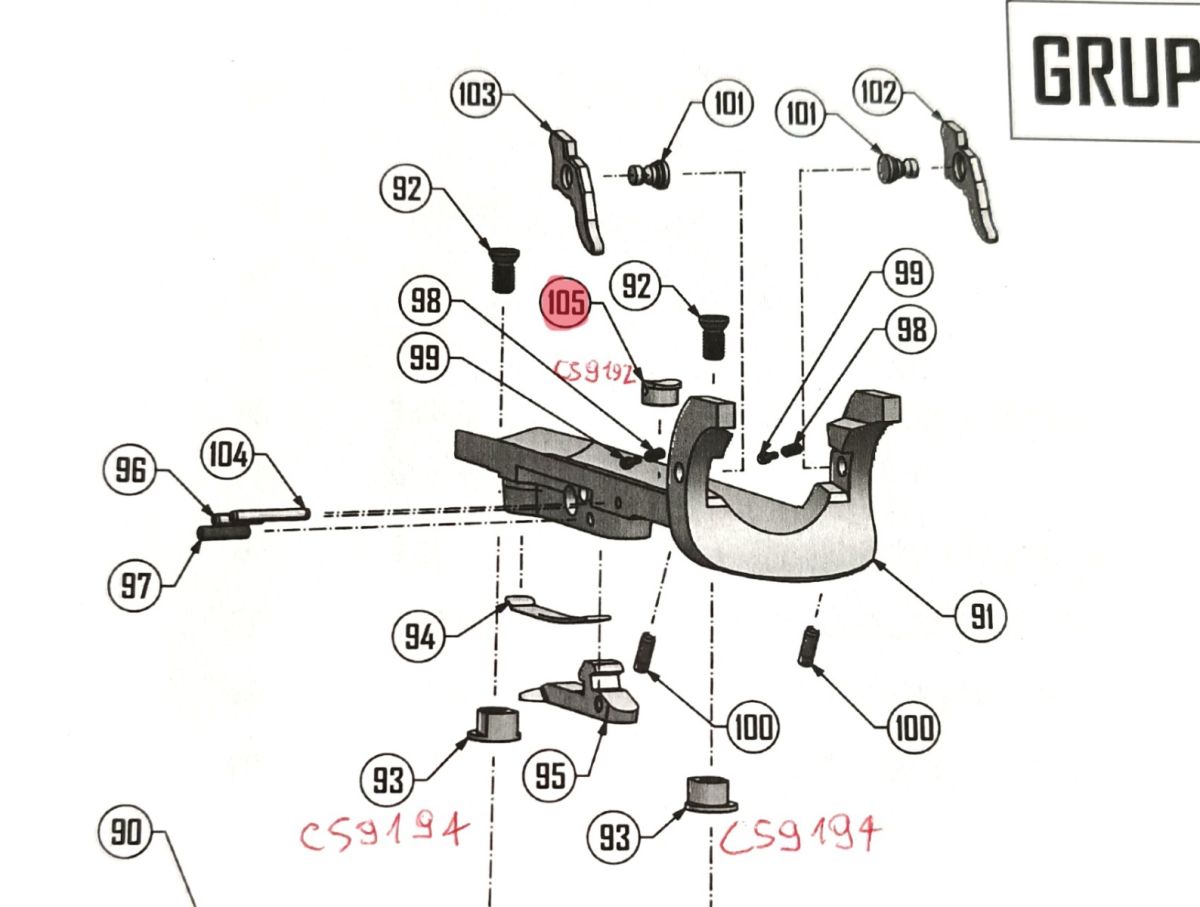 BERETTA INSERTO CROCE DT11