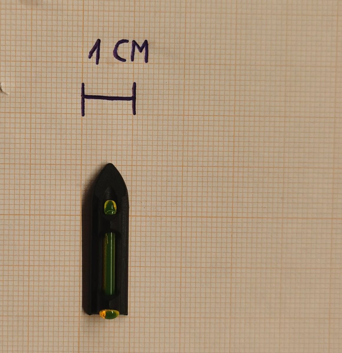 BENELLI MIRINO FIBRA OTTICA GIALLO LUNGO VINCI