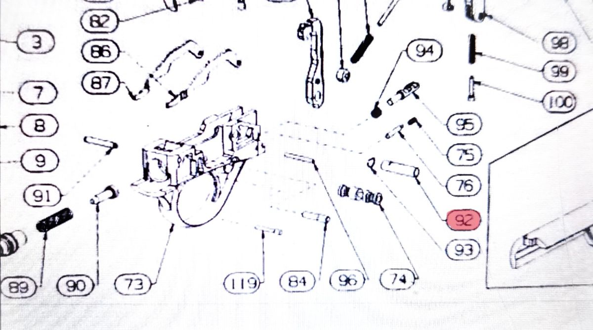 BERETTA BUSSOLA CANE DI RICAMBIO PER SEMIAUTOMATICI