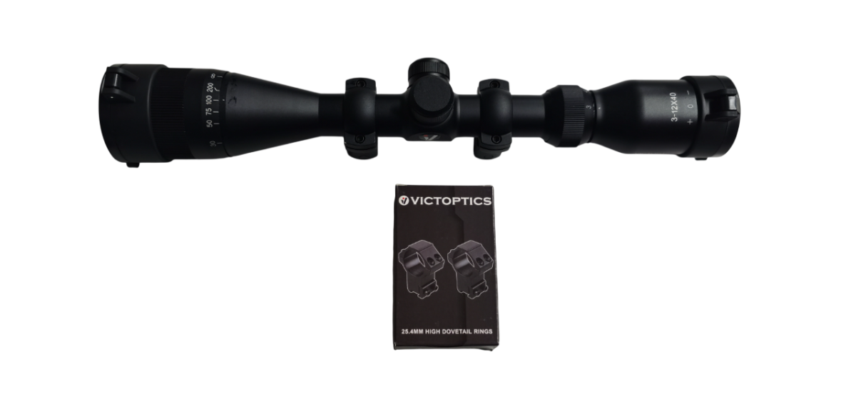 CANNOCCHIALE VECTOROPTICS 3-12X40 1'' AO WR