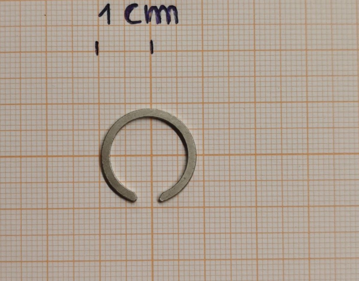 RICAMBIO BENELLI ANELLO SPALLAM. PISTONE NICHELATO ARGO