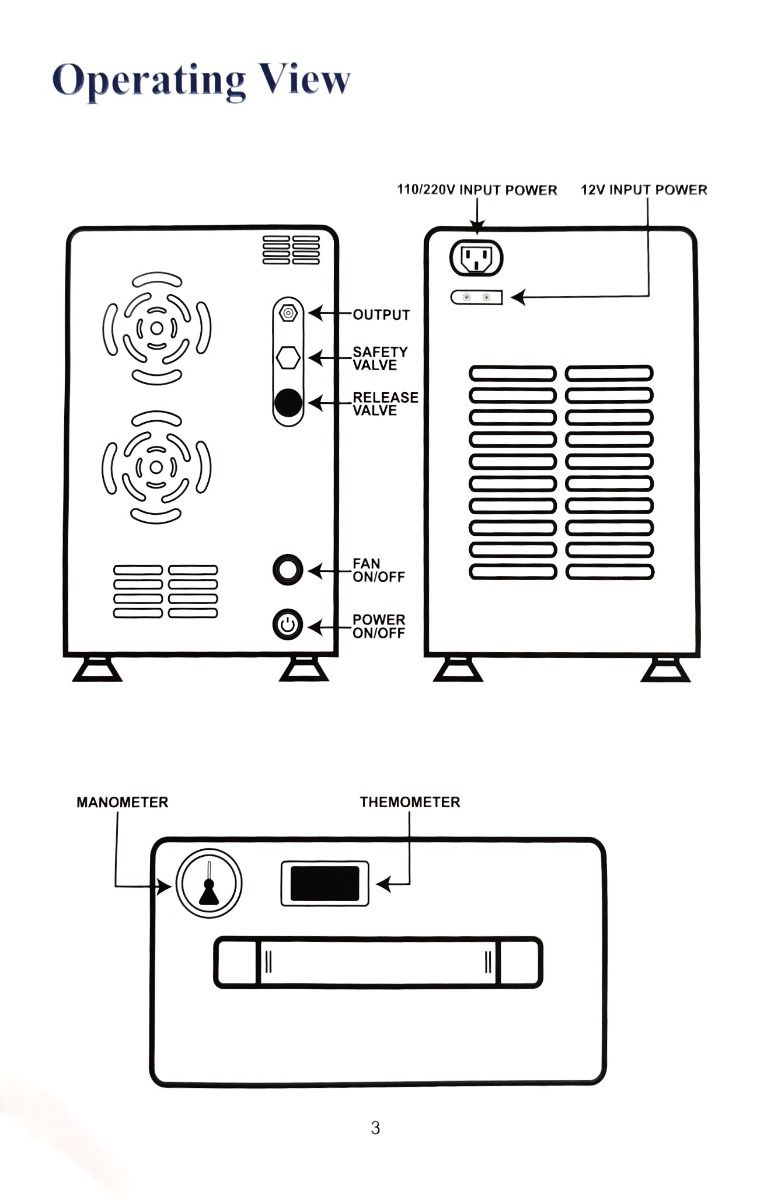 Compressore HPA portatile PortAir II per PCP e fucili ad aria compressa  4500 PSI- 310 BAR- ULTIMA GENERAZIONE