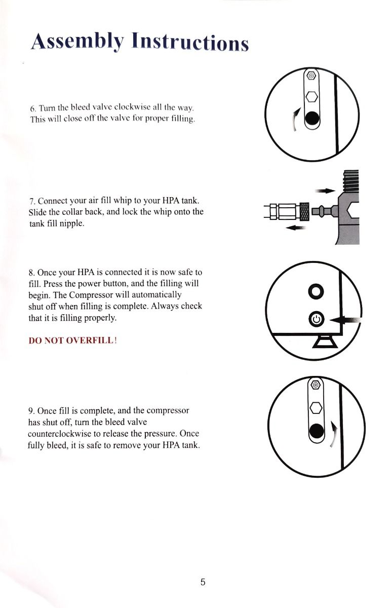 Compressore HPA portatile PortAir II per PCP e fucili ad aria compressa  4500 PSI- 310 BAR- ULTIMA GENERAZIONE