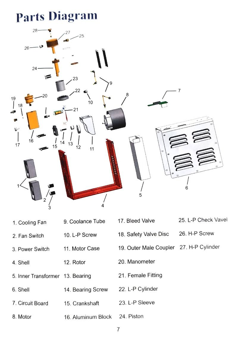 Compressore HPA portatile PortAir II per PCP e fucili ad aria compressa  4500 PSI- 310 BAR- ULTIMA GENERAZIONE