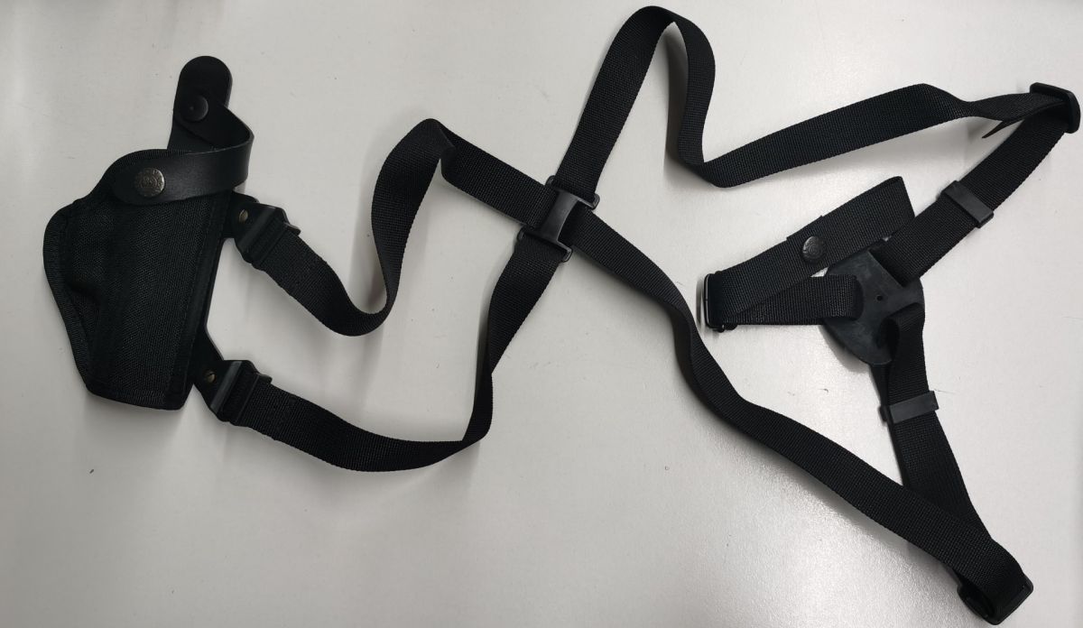 VEGA HOLSTER FONDINA IN CORDURA PER BERETTA 81 82 84 85 87 MODELLO ASCELLARE-ORIZZONTALE E DA FIANCO 