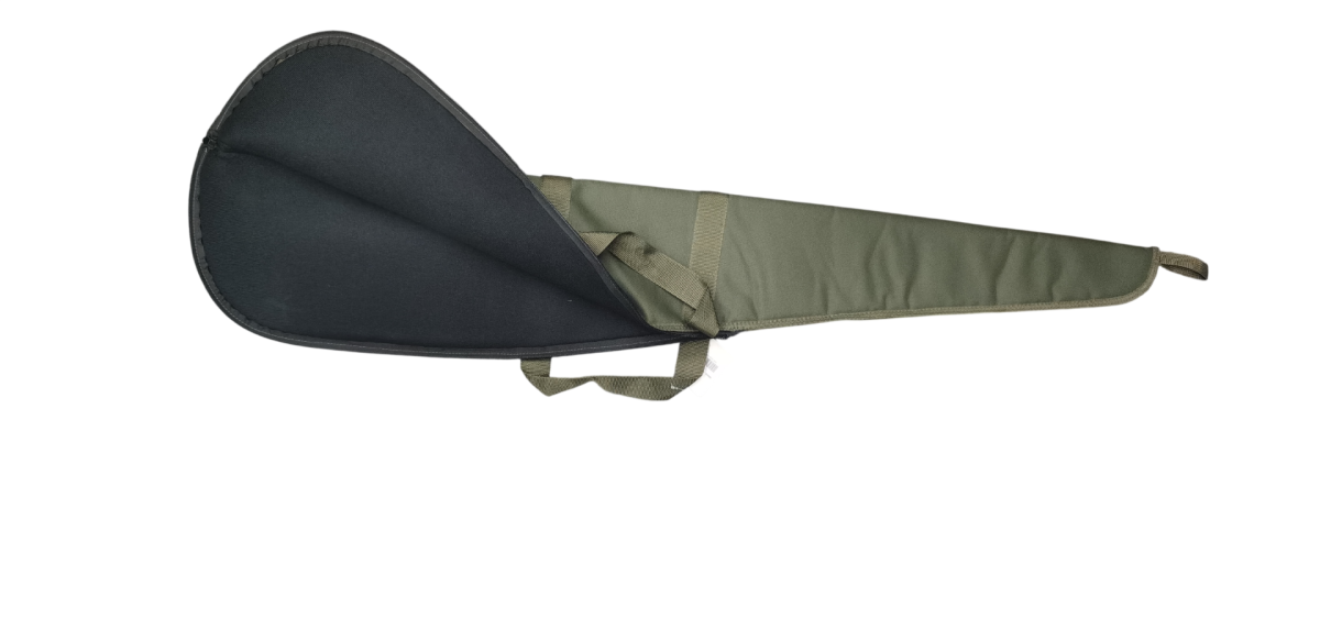 FULPA FODERO VERDE FOX CON MANIGLIE PER CARABINA CON OTTICA  CM 125 - IMBOTTITO