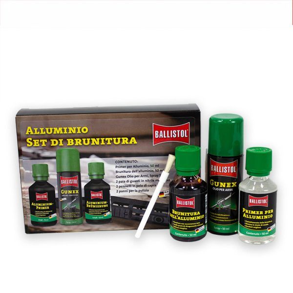 KIT BRUNITORE ALLUMINIO BALLISTOL