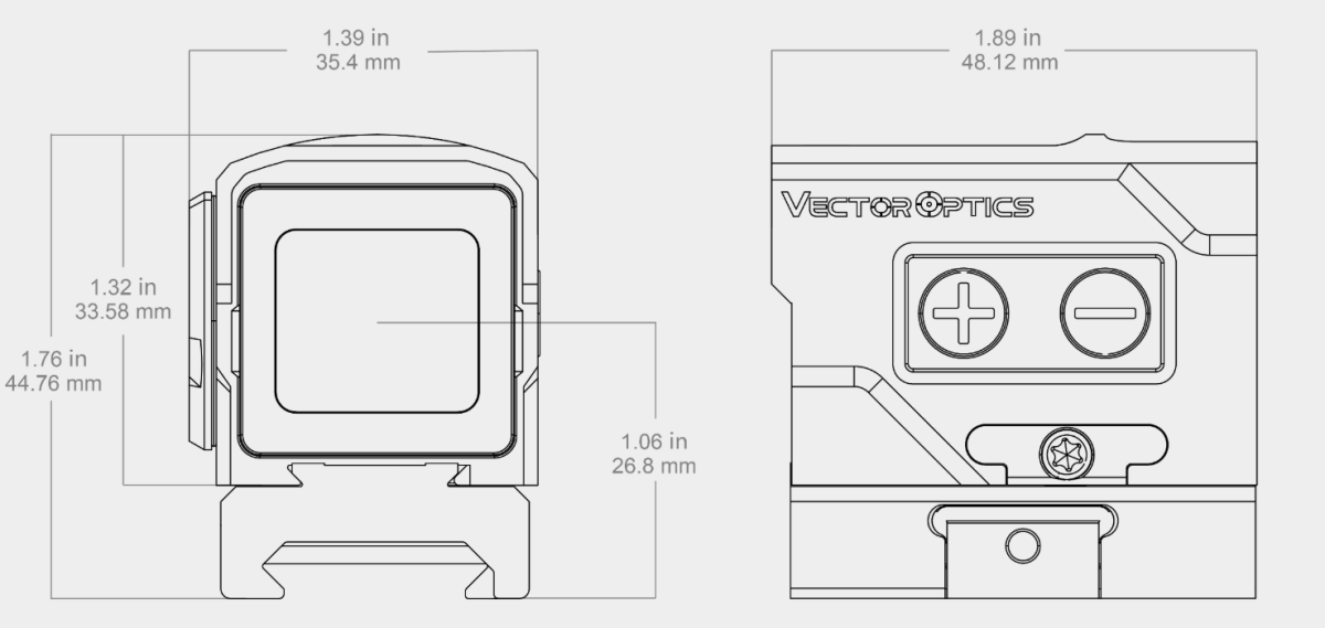  VECTOROPTICS Frenzy Plus 1x18x20 Enclosed Reflex Sight