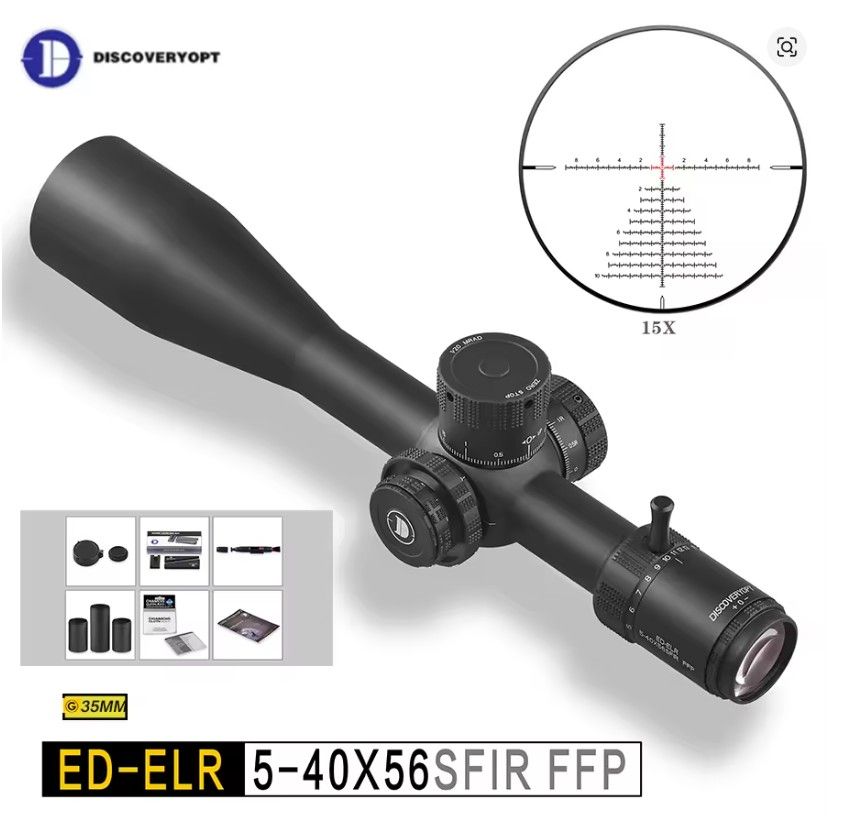 DISCOVERYOPTIC CANNOCCHIALE ED-ELR GEN 2 5-40X56 SF IR FFP Z