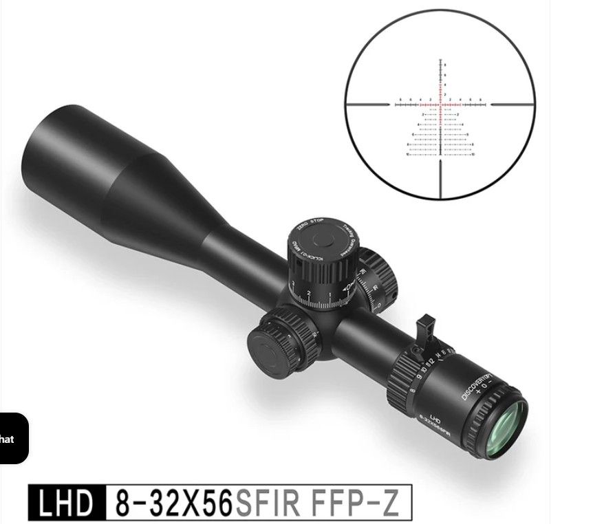CANNOCCHIALE DO LHD 8-32X56 SF IR FFP Z anelli picatinny