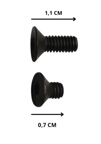 HATSAN VITI MPA 123 SEMI PICATINY RAIL CONNECT SCREW (CONFEZIONE DA 2 PZ)