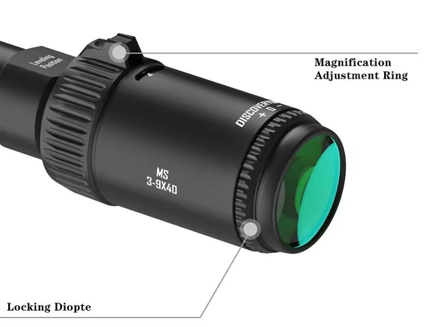 DISCOVERY OPTIC MS 3-9X40 IR ANELLI 11mm