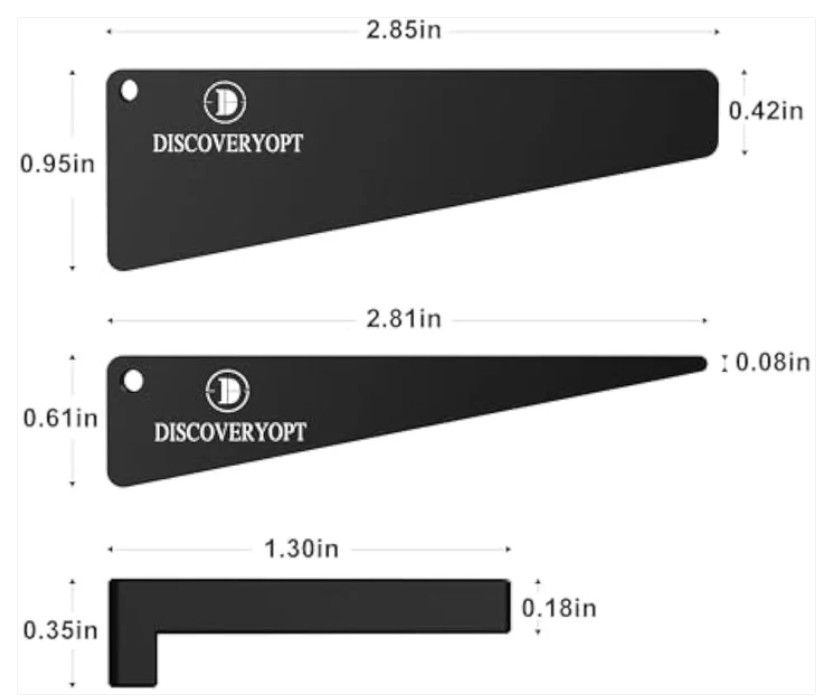 DISCOVERYOPT-SCOPE LEVELING KIT ( KIT DI LIVELLAMENTO DEL CANNOCCHIALE)