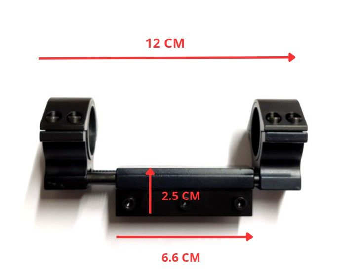 ATTACCO SLITTA AMMORTIZZATO DA 30mm e 1