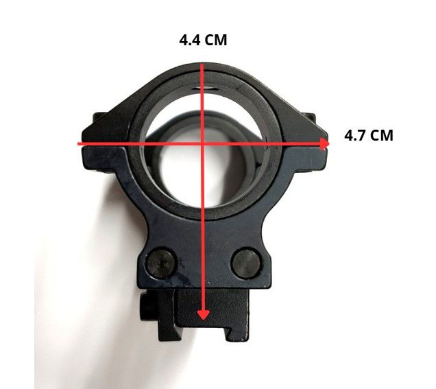 ATTACCO SLITTA AMMORTIZZATO DA 30mm e 1
