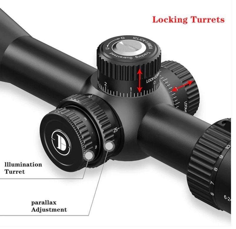 DISCOVERYOPT LHD 6-24X50SFIR FFP-Z/L Diametro: 30MM Ottica Cannocchiali