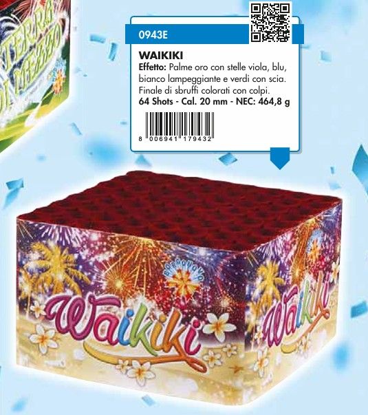 WAIKIKI- SPETTACOLO- 64 COLPI- DURATA 55 SEC.