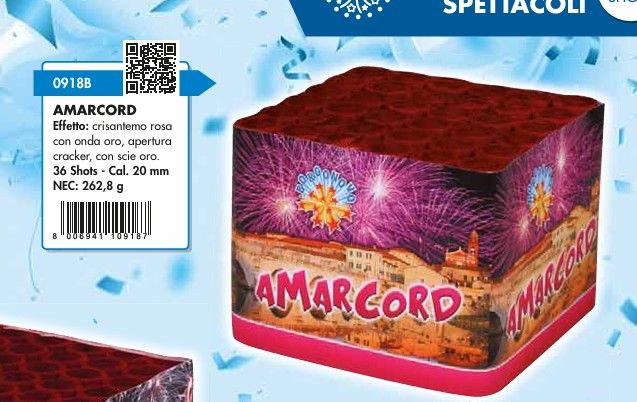 AMARCORD - SPETTACOLO - 36 COLPI- DURATA 30 SEC.