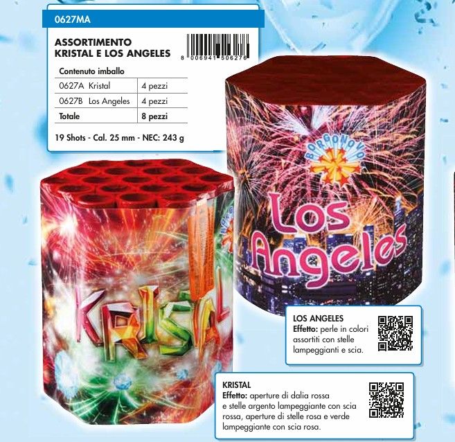 ASS. KRISTAL E LOS ANGELES - SPETTACOLO - 19 COLPI - DURATA 35 SEC.