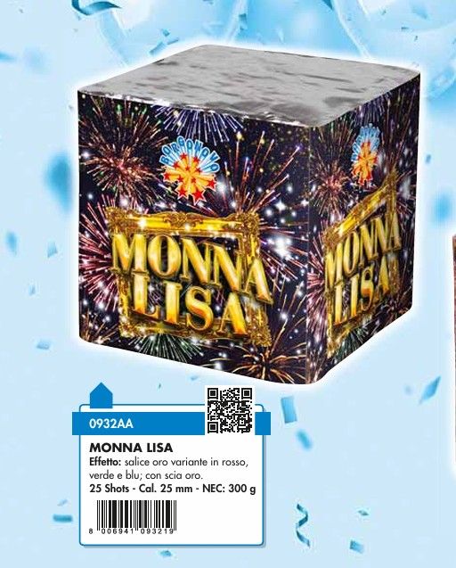 MONNA LISA - SPETTACOLO - 25 COLPI - DURATA 45 SEC.