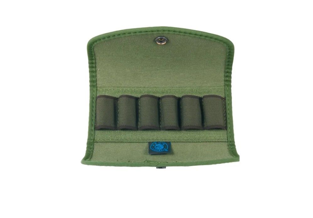  VEGA HOLSTER-Giberna porta 6 cartucce cal. 12/20 in nylon - COLORE VERDE